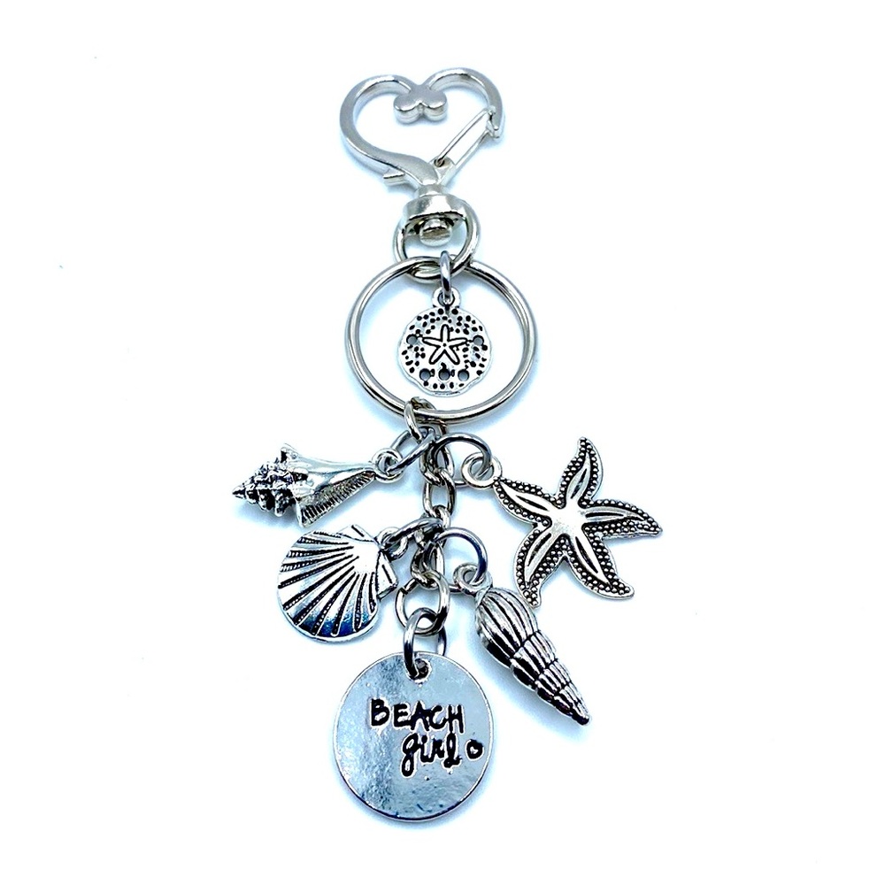 Beach Girl Keychain Bag Charm